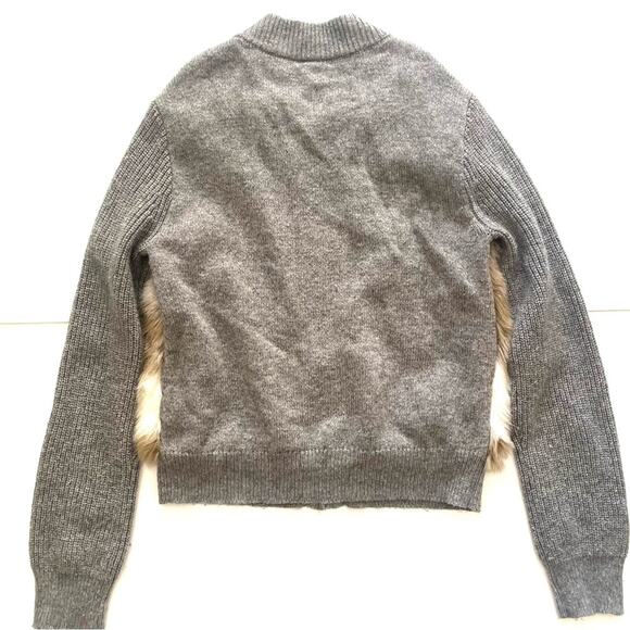 Crewcuts Faux Fur Front Zipper Cardigan Jacket *Flaw - Picture 3 of 14